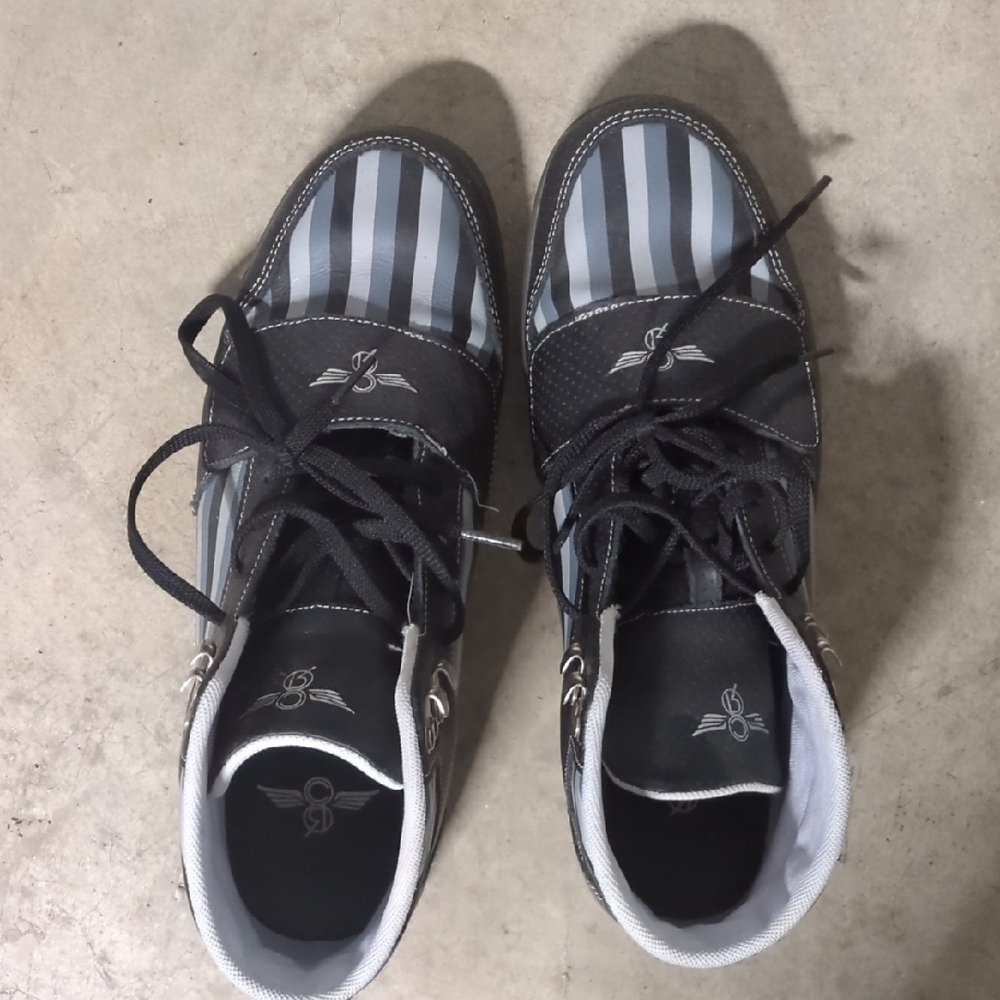 Creative Recreation Men's Black and Gray Casual Shoes Sz 10